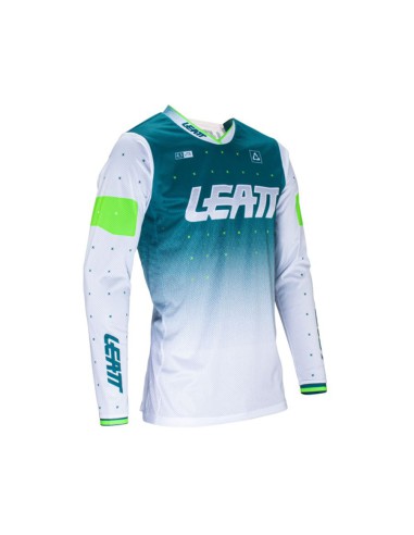 LEATT NOWOŚĆ KOSZULKA MOTO 4.5 LITE JERSEY ACID FUEL KOLOR ZIELONY/BIAŁY/ZIELONY FLUO ROZMIAR L