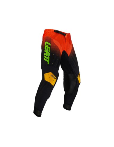 LEATT NOWOŚĆ SPODNIE MOTO 4.5 PANTS CITRUS KOLOR CZARNY/POMARAŃCZOWY ROZMIAR L