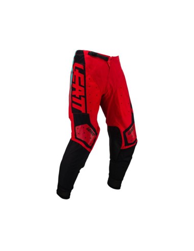 LEATT NOWOŚĆ SPODNIE MOTO 4.5 PANTS RED KOLOR CZARNY/CZERWONY ROZMIAR L