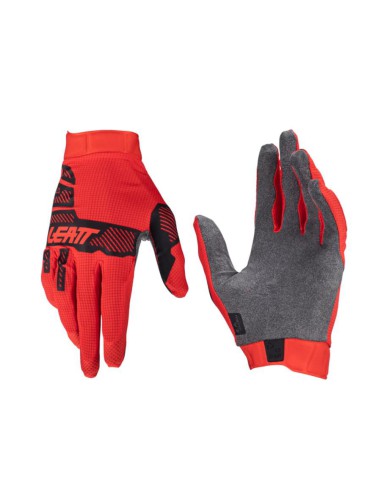 LEATT NOWOŚĆ RĘKAWICE MOTO 1.5 GRIPR GLOVE RED KOLOR CZERWONY/CZARNY ROZMIAR S