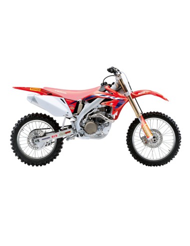 BLACKBIRD KOMPLET NAKLEJEK (OKLEIN) HONDA CRF 450 '05-'08 REPLICA TEAM HRC 22