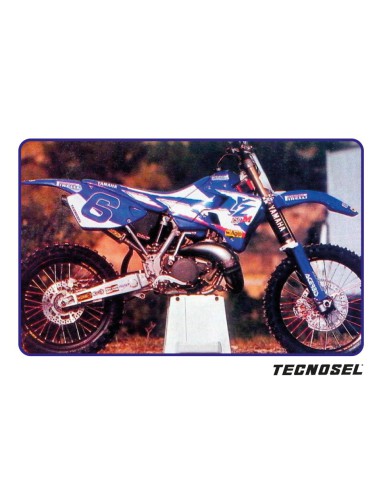 BLACKBIRD KOMPLET NAKLEJEK (OKLEIN) YAMAHA YZ 125/250 '96-'01 REPLICA TEAM YAMAHA 1998