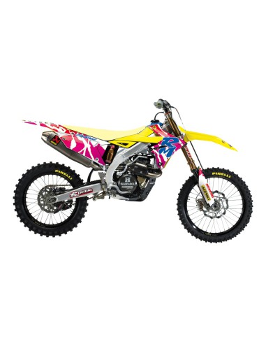 BLACKBIRD KOMPLET NAKLEJEK (OKLEIN) SUZUKI RMZ 250 '19-'24, RMZ 450 '18-'24 RETRO SUZUKI