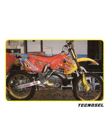 BLACKBIRD KOMPLET NAKLEJEK (OKLEIN) SUZUKI RM 125/250 '96-'00 REPLICA TEAM SUZUKI 1999