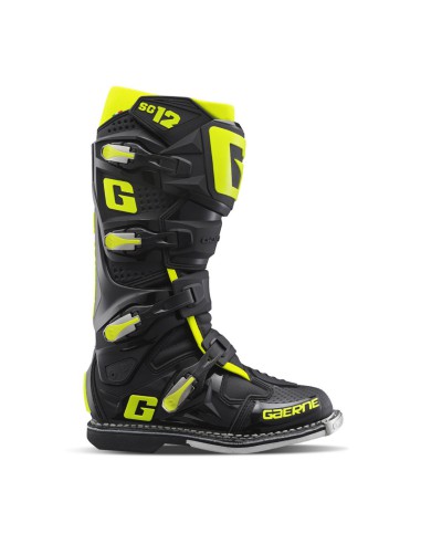 GAERNE BUTY CROSS/ENDURO MODEL SG-12 BLACK/YELLOW KOLOR CZARNY/ŻÓŁTY FLUO ROZMIAR 41