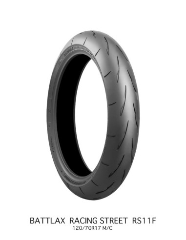 BRIDGESTONE OPONA 120/70ZR17 BATTLAX RS11 (58W) TL PRZÓD DOT 27/2022