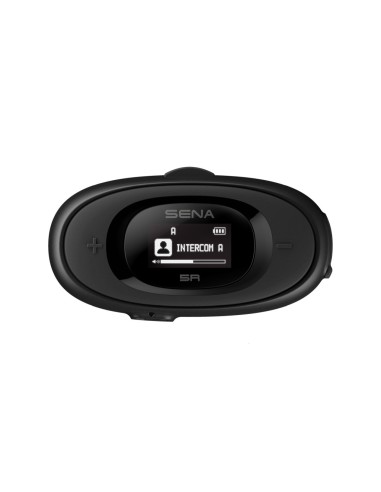 SENA INTERKOM MOTOCYKLOWY 5R BLUETOOTH 5.1 DO 700M Z WYŚWIETLACZEM LCD, GŁOŚNIKAMI HD SPEAKERS I UNIWERSALNYM ZESTAWEM