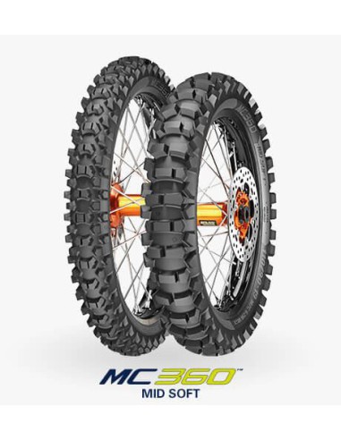 METZELER OPONA 100/100-18 MC360 MID SOFT 59M TT M/C MST TYŁ DOT 45-46/2022