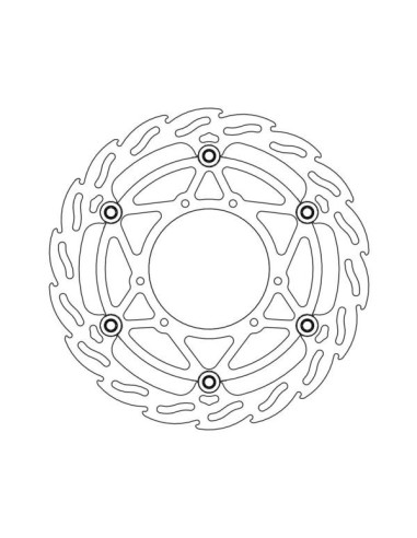 MOTO-MASTER TARCZA HAMULCOWA PRZÓD FLAME FLOATING (PŁYWAJĄCA) 270MM HONDA CR 125/250 '95-'07, CRF 250/450 '04-, CANNONDALE 440