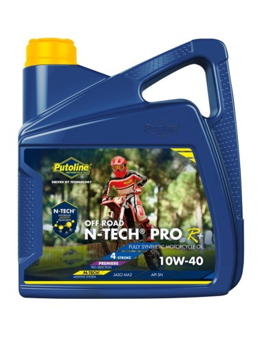 PUTOLINE OLEJ SILNIKOWY 4T 100% SYNTETYK N-TECH® PRO R+ OFF ROAD 10W40 4L (AKC)