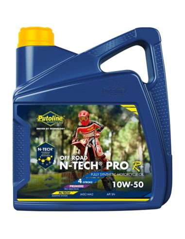 PUTOLINE OLEJ SILNIKOWY 4T 100% SYNTETYK N-TECH® PRO R+ OFF ROAD 10W50 4L (AKC)