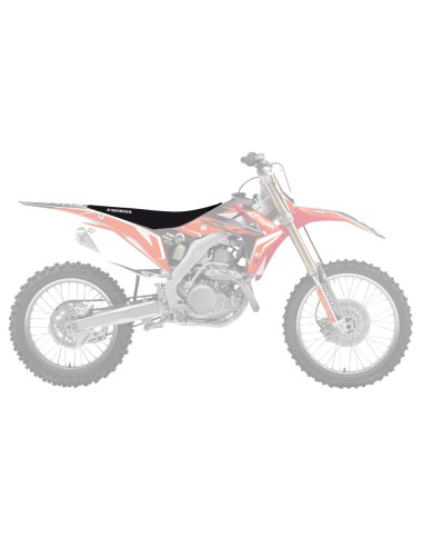 BLACKBIRD POKROWIEC / POSZYCIE NA SIEDZENIE HONDA CRF 250R '14-'17, CRF 450R '13-'16 ZEBRA KOLOR CZARNY CZERWONY