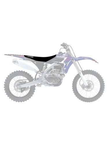 BLACKBIRD POKROWIEC / POSZYCIE NA SIEDZENIE YAMAHA YZ 250F '10-'13 ZEBRA KOLOR CZARNAY NIEBIESKI