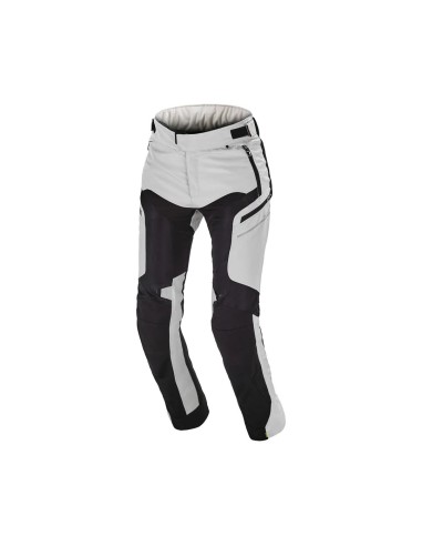 MACNA WYPRZEDAŻ SPODNIE DAMSKIE (MESH) BORA MOTORCYCLE LADIES PANTS LIGHT GREY/BLACK KOLOR SZARY/CZARNY ROZMIAR M