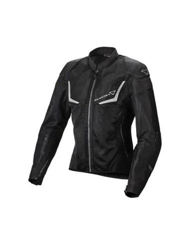 MACNA WYPRZEDAŻ KURTKA DAMSKA ORCANO LADIES MOTORCYCLE JACKET BLACK KOLOR CZARNY ROZMIAR S