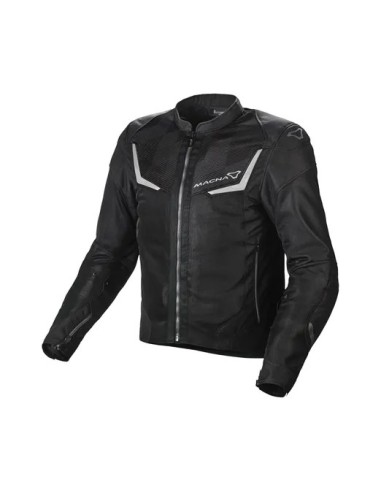 MACNA WYPRZEDAŻ KURTKA ORCANO MOTORCYCLE JACKET BLACK KOLOR CZARNY ROZMIAR L