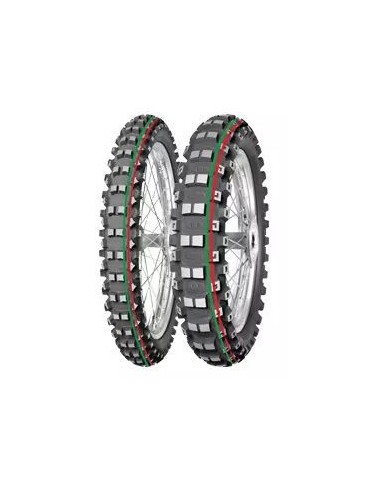 MITAS OPONA 120/80-19 TERRA FORCE MX-MH MEDIUM/HARD 63M TT (CZERWONY/ZIELONY PASEK) TYŁ (DOT:DTDD/DCDD) (27546) WYCOFANE-