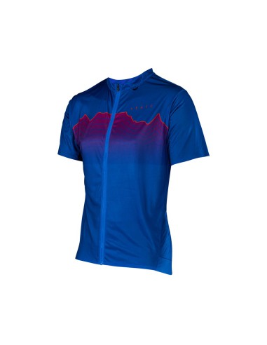 LEATT NOWOŚĆ KOSZULKA ROWEROWA MTB TRAIL 3.0 JERSEY BLUE KOLOR GRANATOWY ROZMIAR M