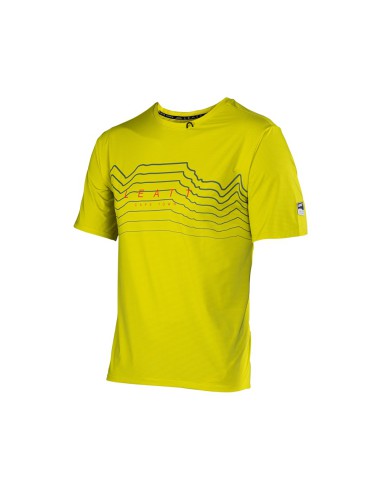 LEATT NOWOŚĆ KOSZULKA ROWEROWA MTB TRAIL 1.0 X-FLOW JERSEY ACID KOLOR ŻÓŁTY FLUO ROZMIAR XL