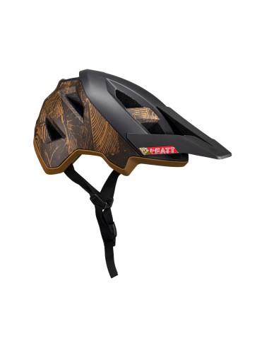 LEATT NOWOŚĆ KASK ROWEROWY MTB ALLMTN 3.0 V24 HELMET TIMBER KOLOR CZARNY/BRĄZOWY ROZMIAR M (55-59 cm)