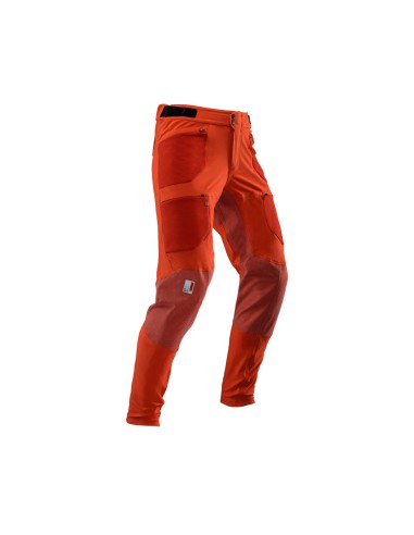 LEATT NOWOŚĆ SPODNIE ROWEROWE MTB ALLMTN 4.0 PANT GLOW KOLOR CZERWONY ROZMIAR M