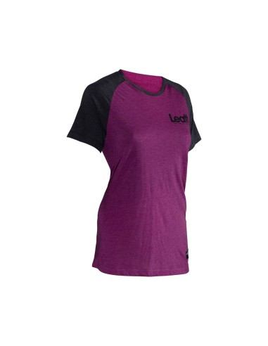 LEATT NOWOŚĆ KOSZULKA ROWEROWA (DAMSKA) MTB ALLMTN 2.0 WOMEN JERSEY PURPLE KOLOR FIOLETOWY/CZARNY ROZMIAR M