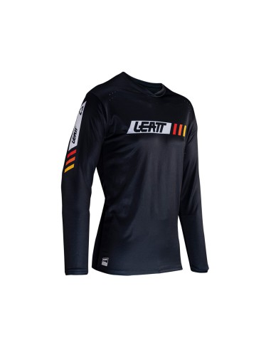 LEATT NOWOŚĆ KOSZULKA ROWEROWA MTB ENDURO 4.0 JERSEY BLACK KOLOR CZARNY ROZMIAR S