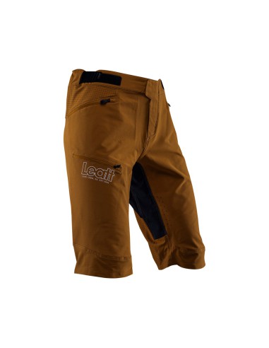 LEATT NOWOŚĆ SPODENKI ROWEROWE MTB ENDURO 3.0 SHORTS PEANUT KOLOR BRĄZOWY ROZMIAR S