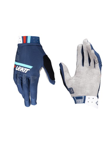 LEATT NOWOŚĆ RĘKAWICE ROWEROWE MTB 3.0 X-FLOW GLOVE DENIM KOLOR GRANATOWY ROZMIAR M