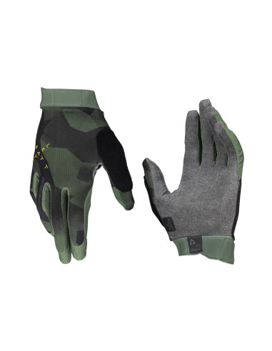 LEATT NOWOŚĆ RĘKAWICE ROWEROWE MTB 1.0 GRIPR GLOVE SPINACH KOLOR ZIELONY/CZARNY ROZMIAR M