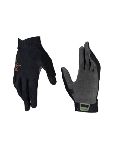 LEATT NOWOŚĆ RĘKAWICE ROWEROWE (DAMSKIE) MTB 1.0 GRIPR WOMEN GLOVE STEALTH KOLOR CZARNY ROZMIAR S