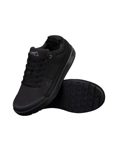 LEATT NOWOŚĆ BUTY ROWEROWE FLAT 2.0 (PLATFORMY) SHOE STEALTH KOLOR CZARNY ROZMIAR 44 / 28 cm