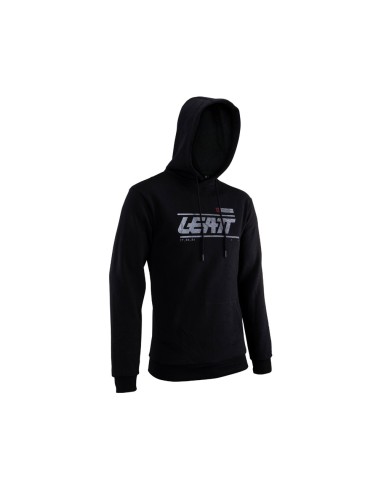 LEATT NOWOŚĆ BLUZA Z KAPTUREM CORE HOODIE BLACK KOLOR CZARNY ROZMIAR S (CASUAL)