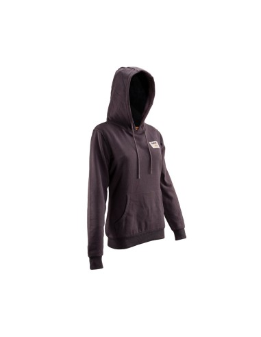 LEATT NOWOŚĆ BLUZA Z KAPTUREM (DAMSKA) CORE WOMEN HOODIE GRAPHENE KOLOR GRAFITOWY ROZMIAR S (CASUAL)