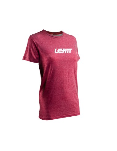 LEATT NOWOŚĆ KOSZULKA (DAMSKA) PREMIUM T-SHIRT RUBY KOLOR CZERWONY ROZMIAR M (CASUAL)