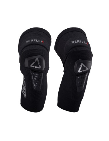 LEATT NOWOŚĆ NAKOLANNIKI OCHRANIACZE KOLAN REAFLEX HYBRID PRO KNEE GUARD BLACK KOLOR CZARNY ROZMIAR S