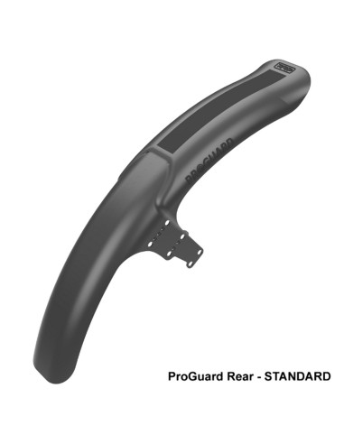 RAPID RACER PRODUCT RRP BŁOTNIK ROWEROWY TYLNY PROGUARD REAR STANDARD KOLOR CZARNY (MONTOWANY NA OPASKACH ZACISKOWYCH)