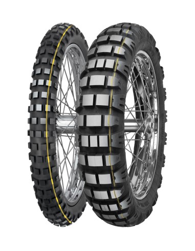 MITAS OPONA 100/90-19 E-09 57R TL DAKAR (ŻÓŁTY PASEK) PRZÓD DOT 09-10/2023 (24555) WYCOFANE