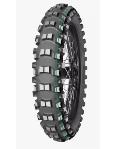 MITAS OPONA 120/90-18 TERRA FORCE MX-SM 65M TT SUPER LIGHT (ZIELONY PASEK) TYŁ DOT 36-38/2022 (26561) WYCOFANE