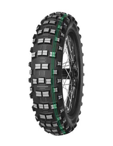 MITAS OPONA 140/80-18 TERRA FORCE-EF SUPER SOFT 70M TT (PODWÓJNY ZIELONY PASEK) TYŁ DOT 49-50/2023 (zamiennik:70000198) (460072)