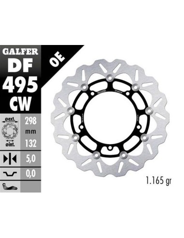 GALFER TARCZA HAMULCOWA PRZÓD YAMAHA FZ 6S FAZER '04-'07 XJ 6S DIVERSION '09- MT 03 '06- MT 07 '21-'23 MT 09 850/890 '13-'32