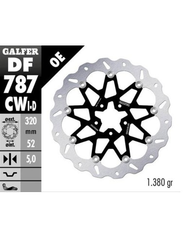 GALFER TARCZA HAMULCOWA PRZÓD KTM 690 DUKE '12-'16 890 DUKE '20-'23 HUSQVARNA 701 SVARTPILEM '18-'19 VITPILEN '18-'19 (PRAWA)