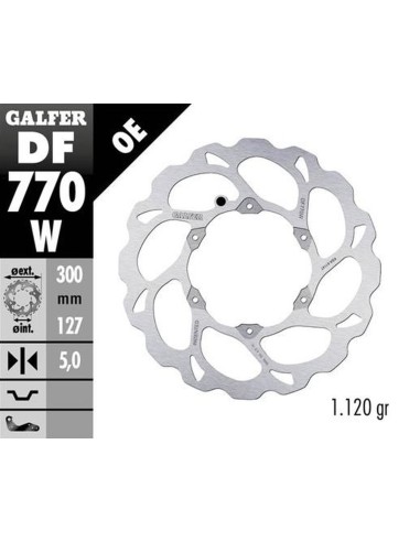 GALFER TARCZA HAMULCOWA PRZÓD KTM 690R ENDURO '08-'23 950R SUPER ENDURO '06- 990 ADVENTURE '06- 990R SUPER ENDURO '06- HUSQVARNA