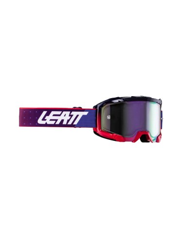 LEATT NOWOŚĆ GOGLE VELOCITY 4.5 IRIZ SUNDOWN PURPLE 78% - KOLOR FIOLETOWY/CZERWONY SZYBKA FIOLETOWA LUSTRO