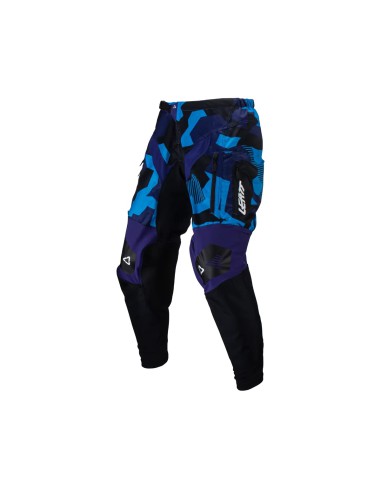 LEATT NOWOŚĆ SPODNIE MOTO 4.5 ENDURO PANTS BLUE KOLOR CZARNY/GRANATOWY/NIEBIESKI/CAMO ROZMIAR M