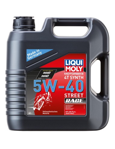 LIQUI MOLY OLEJ SILNIKOWY MOTORBIKE 4T SYNTETYCZNY 5W40 RACE 4L (4)