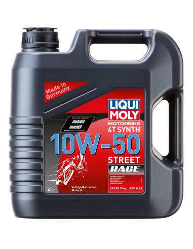 LIQUI MOLY OLEJ SILNIKOWY MOTORBIKE 4T SYNTETYCZNY 10W50 RACE 4L (4)