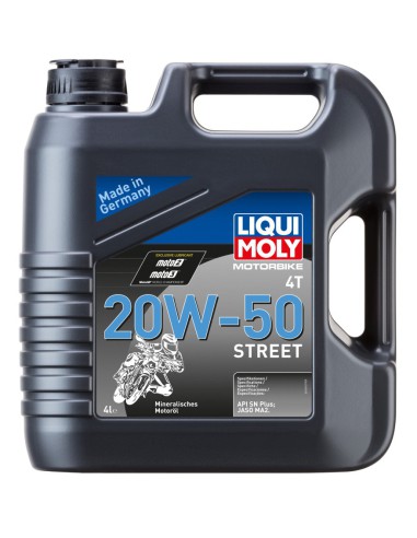 LIQUI MOLY OLEJ SILNIKOWY MOTORBIKE 4T MINERALNY 20W50 STREET 4L (4)