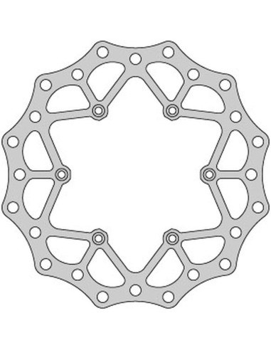 DELTA BRAKING TARCZA HAMULCOWA PRZÓD SUZUKI RM 125 '88-10, RM 250 '88-10, DRZ 250 '01-07, YAMAHA YZ 125 '01-16, YZ/YZF/WR 250