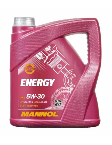 MANNOL OLEJ SILNIKOWY SAMOCHODOWY 5W30 ENERGY 4 LITRY (7511) (SYNTETYCZNY)